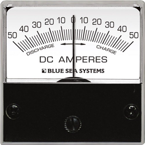 Blue Sea Systems DC Micro Ammeter - 50-0-50A with Shunt