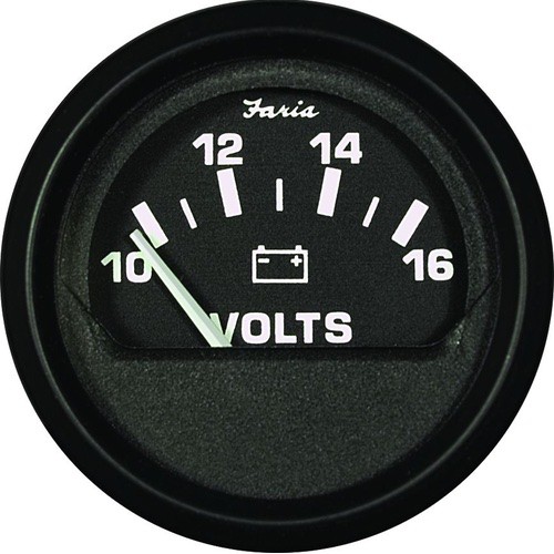 Blue Sea Systems Voltmeter 10-16 Volts