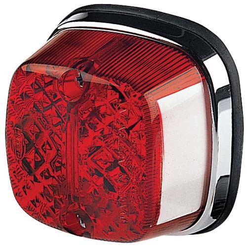 Hella Stop/Rear Position and License Plate Lamp - Chrome