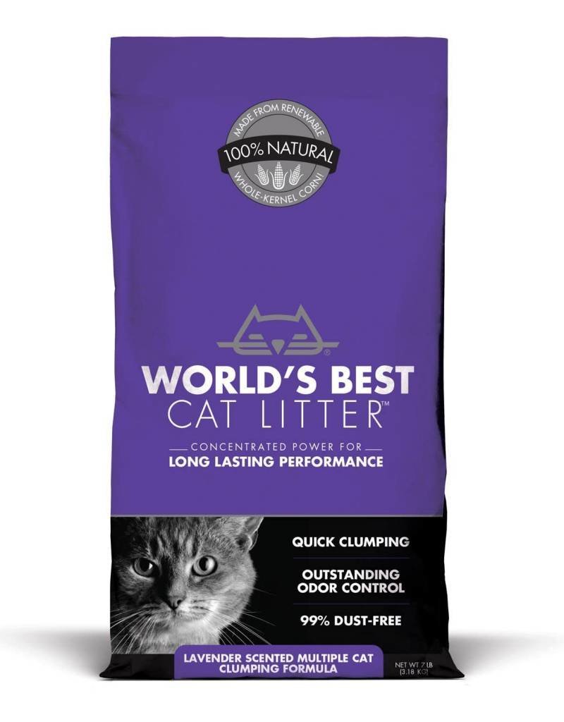 world's best cat litter lavender scented multiple cat clumping formula