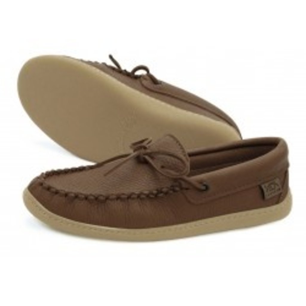 Eugene Cloutier Moccasins Men's Driving Moc, 2 eyelets, lined, nat rubber sole