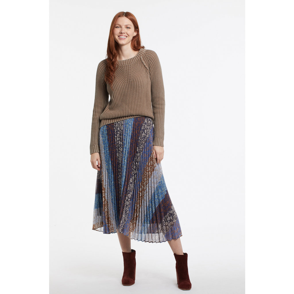 Tribal Plaited L/S Sleeve Sweater