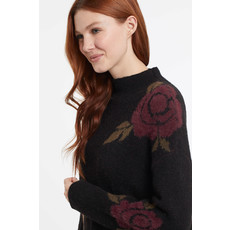 Tribal L/S Funnel Neck Sweater