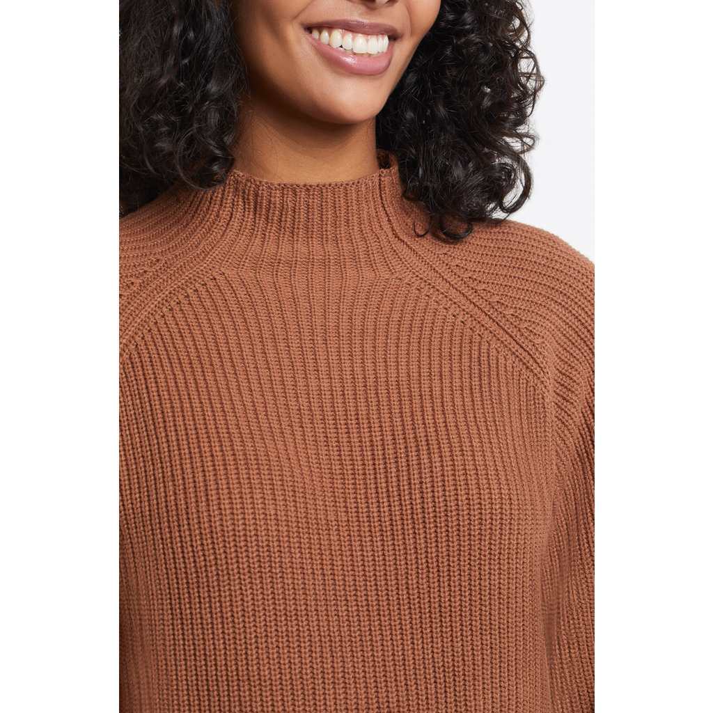 L/S Mock Neck Tunic Sweater - Red Sky Clothing and Footwear