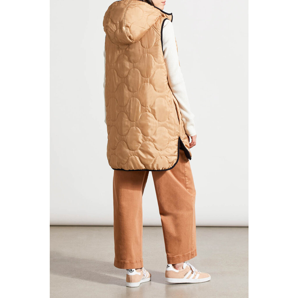 Tribal Reversible Hooded Puffer Vest - 1943o-3376-0002