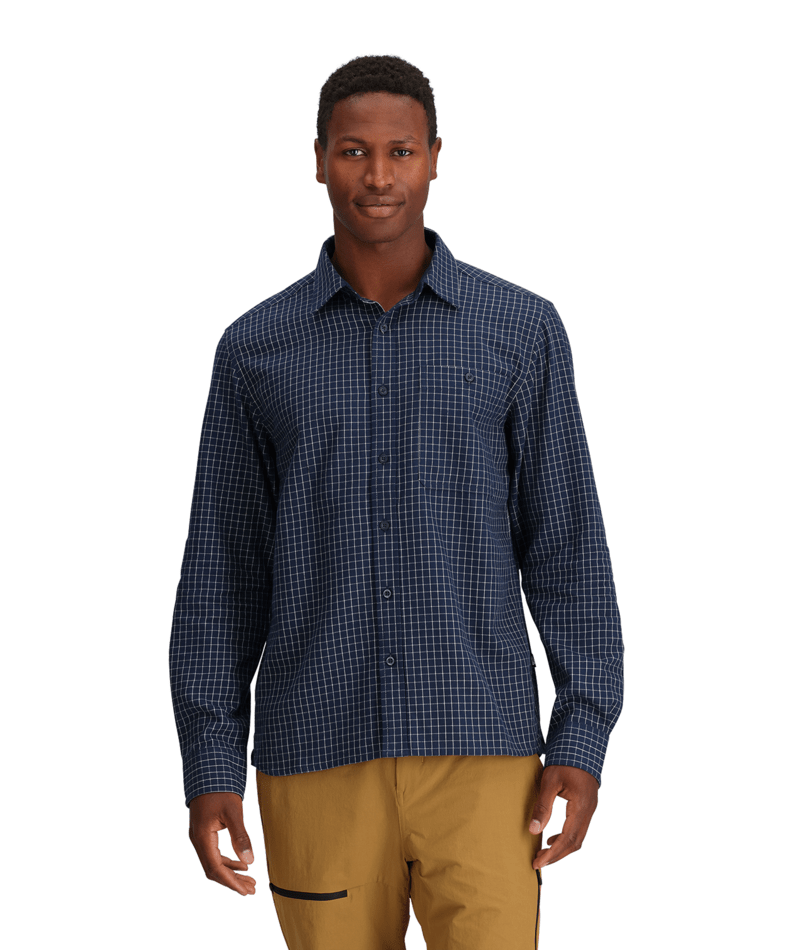 Men s Arroyo Lw Flannel Shirt Red Sky Clothing and Footwear