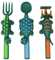 Baby/Children Constructive Eating Construction Utensils (Set of 3)