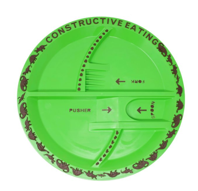 Baby/Children Constructive Eating Garden Plate