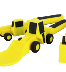 Baby/Children Constructive Eating Construction Utensils (Set of 3)