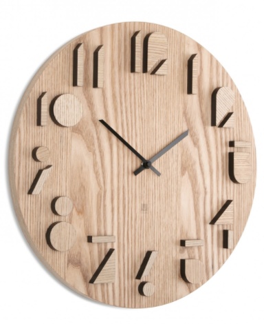 Home Accessories Umbra Shadow Wall Clock 15.5” (Natural)