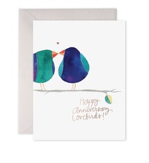 Books/Stationery E. Frances Anniversary Card "Lovebirds"