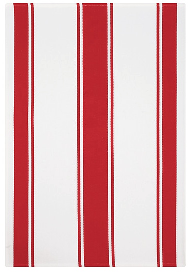 Housewares MU Kitchen Cotton Towel (Crimson Stripe)