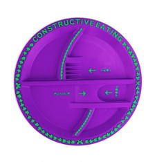 Baby/Children Constructive Eating Garden Plate
