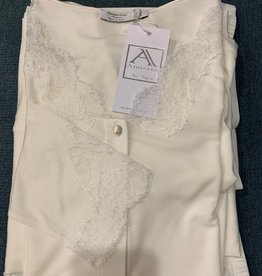 Annette Annette Maglia Long Sleeve Button Down Lace PJ Panna 1817