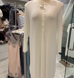 Annette Annette Maglia Long Sleeve Front Opening Dress Panna 1879