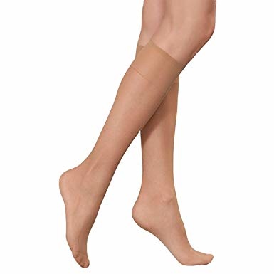 Gorteks Podkolanowki Knee Highs Beige
