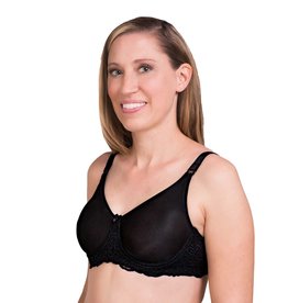 Trulife Truelife Amelia Spacer Post Surgery Softcup Bra Black 4028