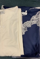 Annette Annette Manica A Gomito Long Dress Elbow Sleeve Ice/Panna 1837