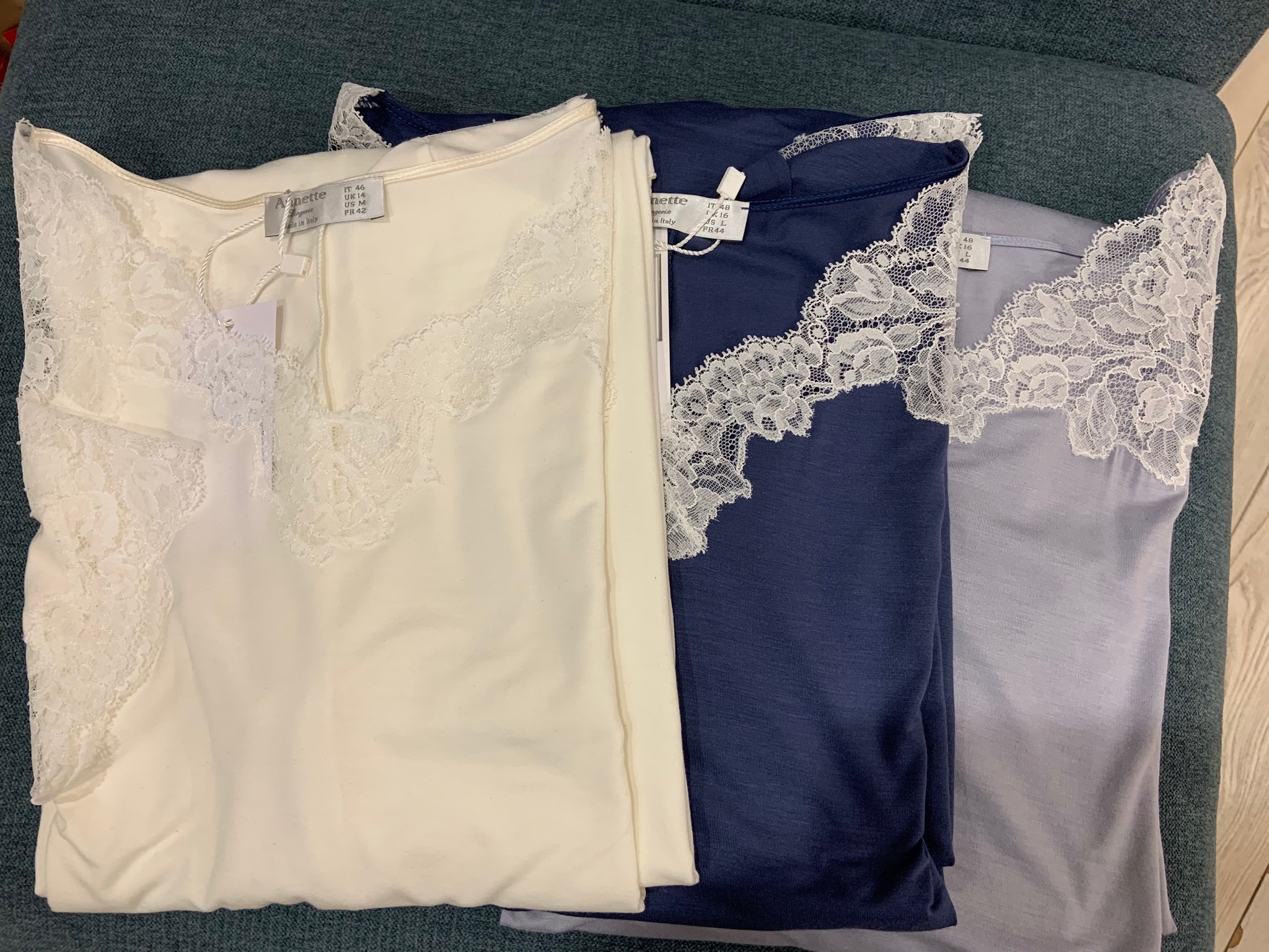 Annette Annette Manica A Gomito Long Dress Elbow Sleeve Ice/Panna 1837