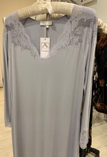 Annette Annette Maglia Long Dress 3/4 Sleeve Ice/Ice 1814