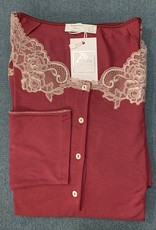 Annette Annette Camicia Maglia Long Sleeve Short Dress 2045 Anemone/Caramello