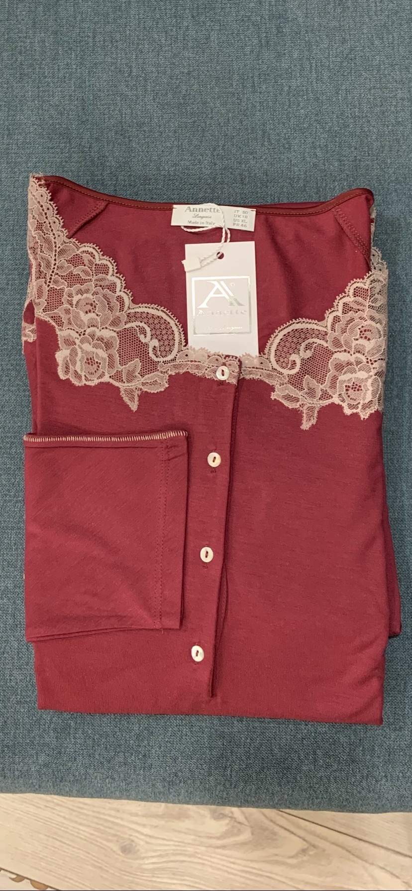 Annette Annette Camicia Maglia Long Sleeve Short Dress 2045 Anemone/Caramello