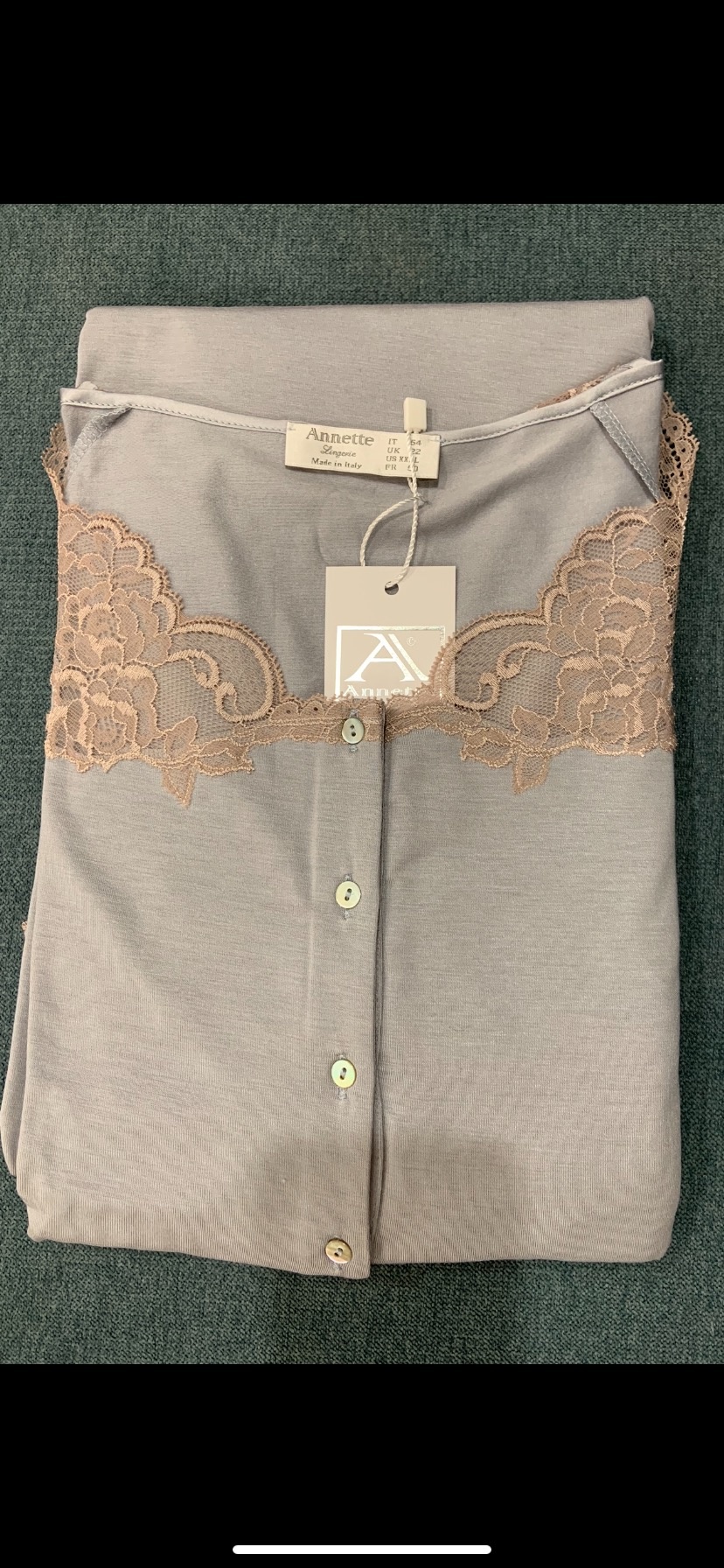 Annette Annette Camicia Maglia Long Sleeve Short Dress 2045 Cielo/Caramello