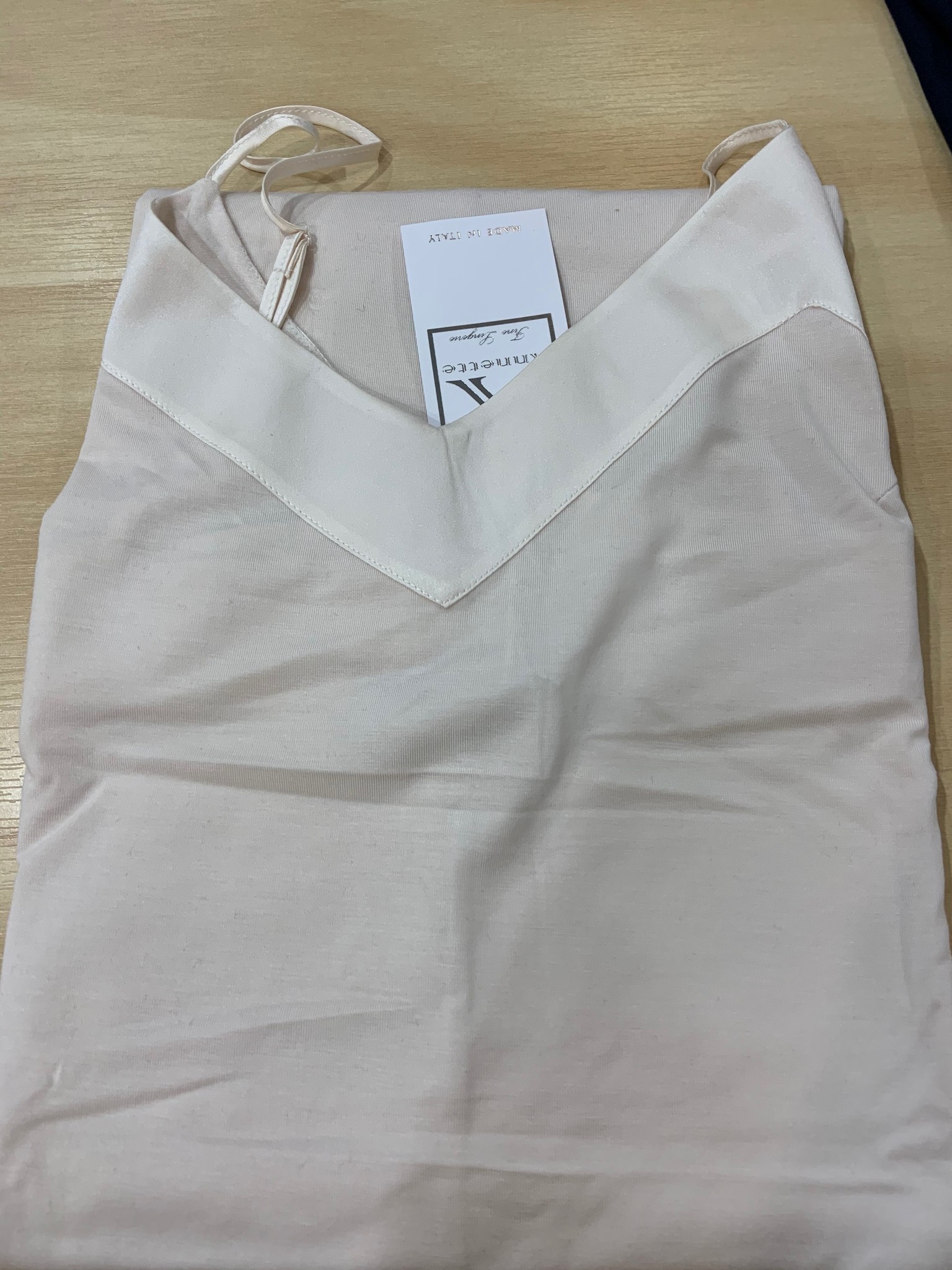 Annette Annette Inserti In Seta Chemise 2052 Natural/Natural