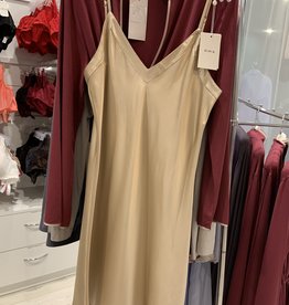 Ginia Ginia Silk Chemise V Neck 9616 Mink