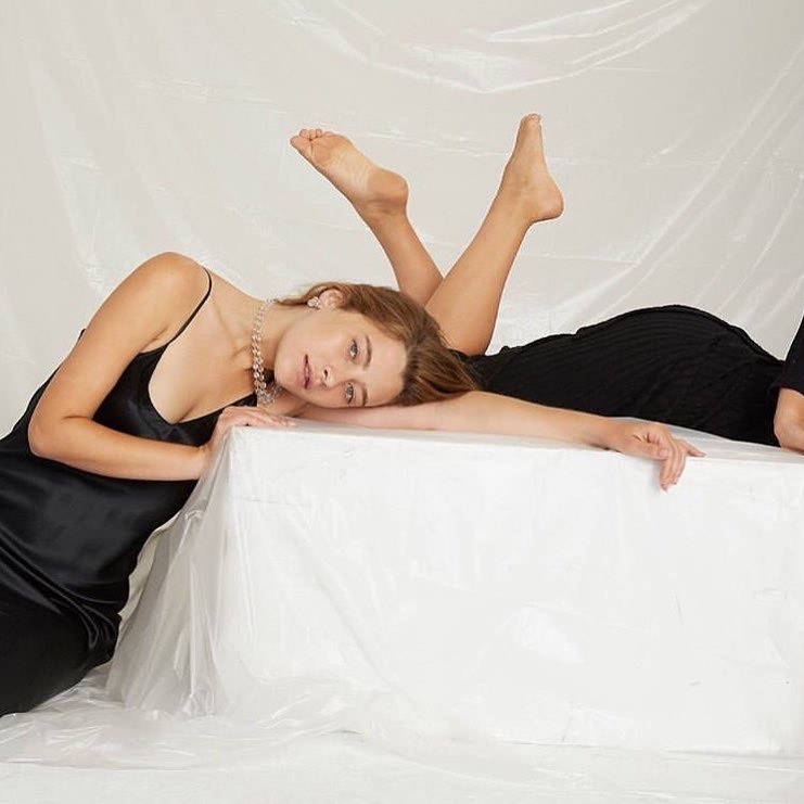 Ginia Ginia Plain Silk Cami 2143- Black