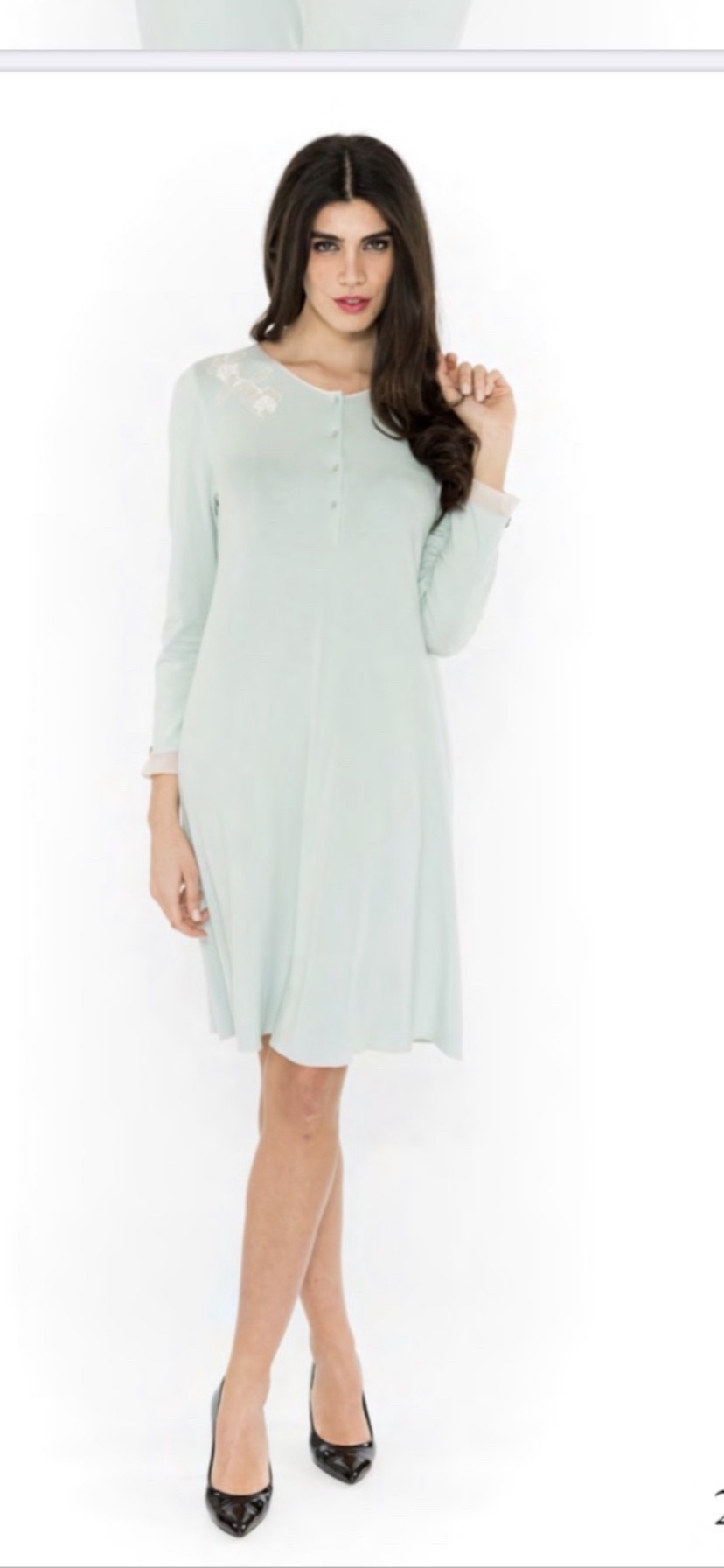 Annette Annette Short Dress Long Sleeve 2456