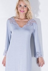 Annette Annette Maglia Long Dress 3/4 Sleeve Ice/Ice 1814