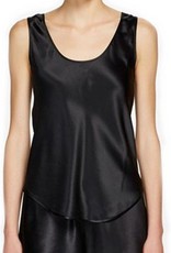 Ginia Ginia Pure Silk Singlet Thick Strap 2142 Black