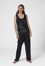 Ginia Ginia Pure Silk Singlet Thick Strap 2142 Black