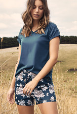 Gingerlilly Gingerlilly Calista Navy Modal Cotton PJ Shorts set