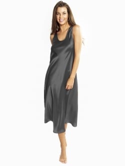 Love & Lustre Love&Lustre Mono Silk Long Nightdress LL532