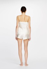 Ginia Ginia Silk V Neck Camisole Ivory 9615