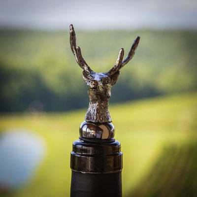 True Brands Stag Bottle Stopper True Brands Stag Bottle Stopper