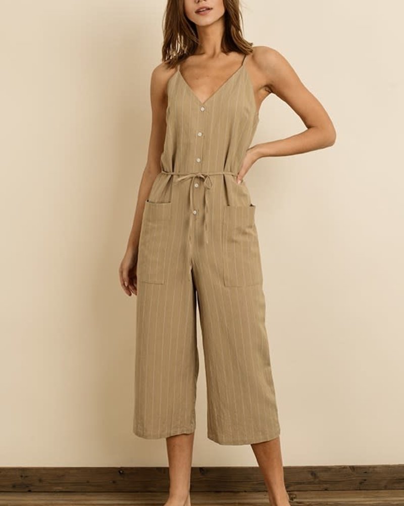 button down jumpsuit