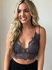 Free People Adella Bralette | Dark Grey