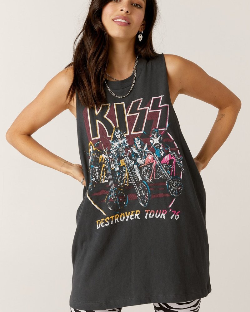 Kiss Bikers Boyfriend Muscle Tank