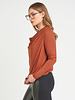 Kaylie Cowl Neck Top | Rust