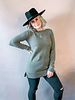 Aliza Tunic Sweater | Khaki