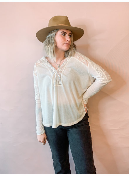 Free People Tammy Blouse | Off White