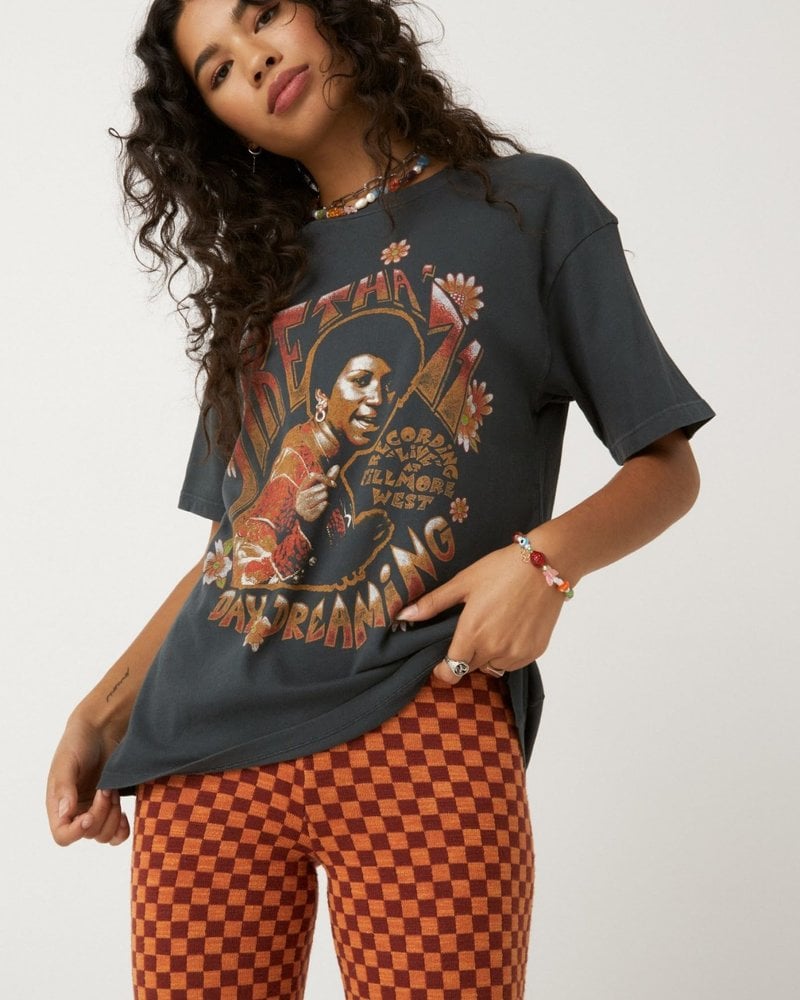 Aretha Franklin Daydreaming Weekend Tee