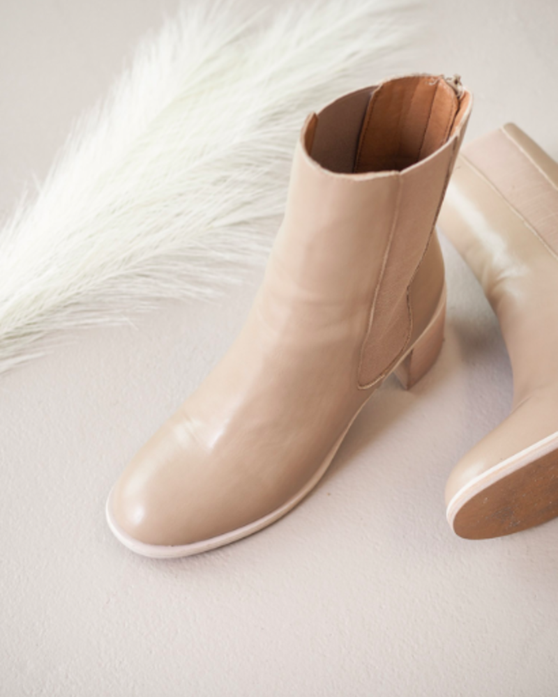 Cora Ankle Bootie | Nude