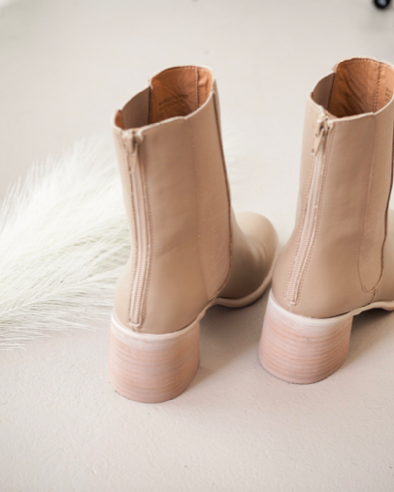 Cora Ankle Bootie | Nude