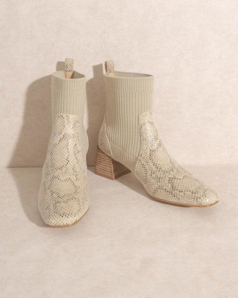 The Geraldine Snake | Sock Bootie