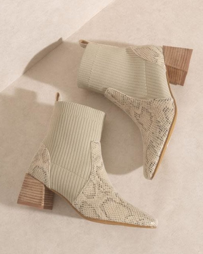 The Geraldine Snake | Sock Bootie