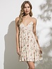 Yulia Floral Midi Dress | Ivory